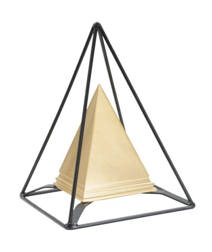 Piramide Gold C/Ferro Cm 15x15x21