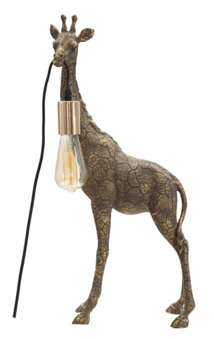 Lampada Da Tavolo Giraffa Cm 28x16x60