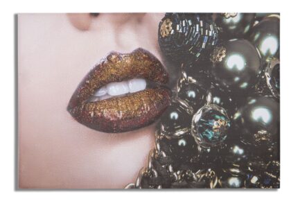 Stampa Su Tela Beautiful Lips Cm 80x3,8x120