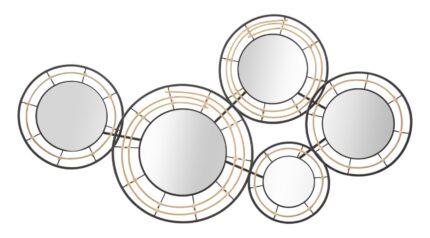 Pannello In Ferro C/Specchi Oporto Cm 111x9,5x59