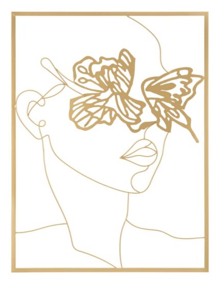 Pannello In Ferro Gold Face Cm 60x1x80