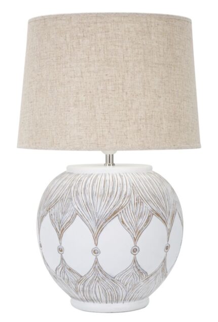 Lampada Da Tavolo Resina Rot. Atene Cm dim 38x59