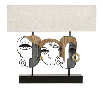 Lampada Da Tavolo Picassy Plus Cm 50x17,8x45