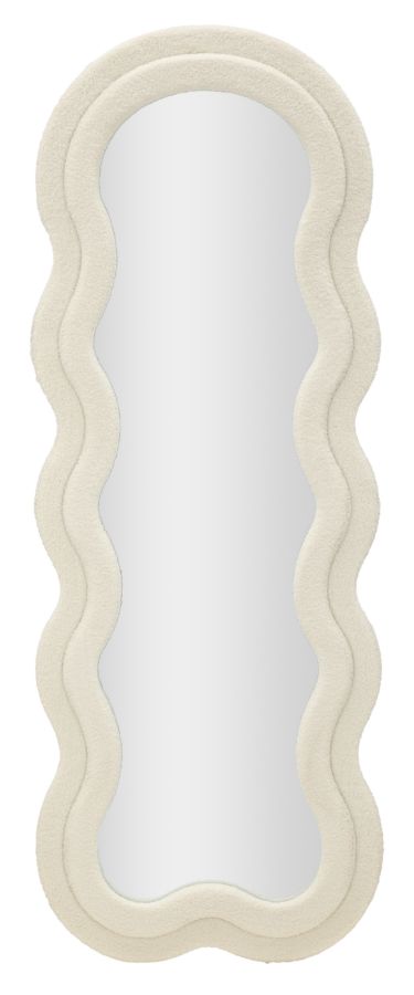 Specchio Da Muro Teddy Crema Cm 60x4x160