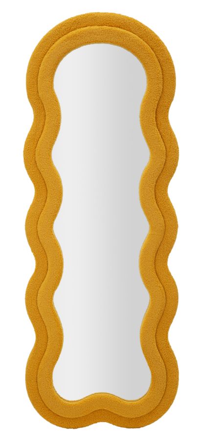 Specchio Da Muro Teddy Senape Cm 60x4x160